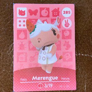 Animal CrossingNew Horizons Mini 'Merengue' Amiibo